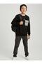 Boy's Cotton Thin Sweatshirt with Pocket Detail - 4