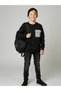 Boy's Cotton Thin Sweatshirt with Pocket Detail - 7