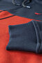 Unisex Color Blocked Hooded Zipper Sweatshirt 100% Cotton Kangaroo Pocket Design Sweatshirt - 6