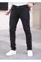 Men's Regular Fit Straight Leg Stretchy Lycra Denim Jeans Trousers - 2