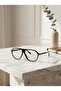 Black Frame Retro Pilot Glasses with Blue Light Protection Uv400 Protection - 4