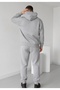 Star Circle Printed Unisex Men/Women K Hooded Oversize Bottom/Top Tracksuit Set - 2