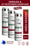 Nettle & Horse Chestnut & Caffeine Shampoo 3 Pieces |   Fast Hair Growth with Copper Peptide Effective in Lengthening Hair