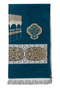 Kabe Motifli Şönil Seccade - Petrol - 4