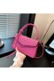 Elegant Woven Mini Top-Handle Crossbody Bag for Women – Shoulder Purse (24x6x14cm)