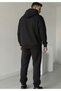 N Y C Printed Unisex Men/Women Hooded Oversize Bottom/Top Tracksuit Set - 2