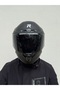 R2 mat siyah kask full face - 4