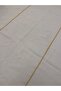 Ruffle, Pique, Ribbed Detailed Carefree Tablecloth Cream 150 X 250 - 5