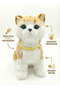 Interactive Plush Cat Toy for Kids Realistic Kitten Meow Sound Movement Touch Sensitive Electric Pet - 3