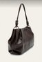 Ruched Detail Faux Leather Chen Medium Size Hand and Shoulder Bag Strap Knot Detail Size 35X20 cm - 7