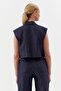 Striped Slim Suit Indigo - 3