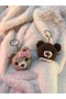 Double Teddy Bear Keychain - 2