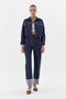 Slim Front Pocket Jacket Indigo - 2