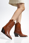 Genuine Leather Women's Cowboy/Western Long Boots from Size 36 to Size 41 - 4