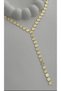 Special Series Pul Ezme Y Model Gold Necklace - 3