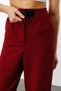 Lussi Women's Lycra Cirt Closure Open Palazzo Pants Burgundy - 3