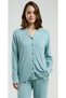 Women'S, Shirt Collar, Exclusive, Modal, (with Sleep Socks as a Gift) Pajama Set - 2