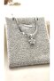 316L Steel Star Zircon Stone Silver Steel Necklace-45 - 2