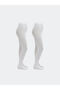 Esvab • Modern & Distinctive Embroidered Girls' Thin Pantyhose 2-Pack