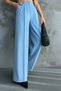 Women's Pleated High Waist Lycra Palazzo Trousers 3024 - 5