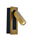 Bedside Flexible Arm Leather - Aluminum Coated Led Wall Lamp Hotel Hotel