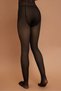 Fleece Lined Plush Skin Look Winter Warm Thick Black Pantyhose - 5