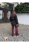 TREND SHORT BELTED WOMEN’S MELTON COAT / WINTER SHORT TRENCH COAT JACKET - 4