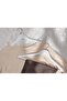 3-Piece Wooden Look Clothes and Garment Hanger White - 4