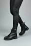 Women's Boots Black Thick Heeled - All Combinations Boots - 4