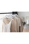 3-Piece Wooden Look Clothes and Garment Hanger White - 2