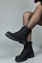 Women's Boots Black Thick Heeled - All Combinations Boots