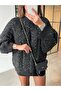 Hair Braid Pattern Sim Detailed Oversized Sweater