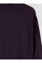 Lcw Modest Purple Half Turtleneck Women's Knitwear Tunic - 6