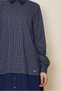 Checked Shirt Collar Tunic 46250 - 3