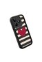 Realme Note 50 4g Compatible Black Silicone Heart Pattern Lens Protection Shock Absorbing Flexible Case - 3