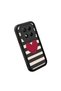 Redmi Note 14 Pro Plus+ 5g Compatible Black Silicone Heart Pattern Lens Protection Shock Absorbing Flexible Case - 4