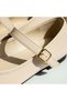 Women's Ballet Flats Patent Leather Mary Jane Flats – Gold Accessory, Comfortable Non-Slip Sole, Casual Office Shoes - 4