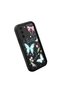 Samsung Galaxy S21 Fe 5g Compatible Black Silicone Lens Protection Shock Absorption Flexible Case Butterfly Pattern - 4