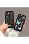 Tecno Camon 20 Pro 5g Compatible Black Silicone Lens Protection Shock Absorption Flexible Case Butterfly Pattern - 7