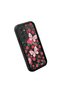 Samsung Galaxy A54 Compatible Black Silicone Lens Protection Shock Absorption Flexible Case Floral Butterfly Pattern - 3