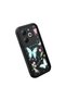 Infinix Smart 8/8 Pro Compatible Black Silicone Lens Protection Shock Absorption Flexible Case Butterfly Pattern - 3