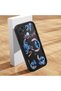 Realme C21 Compatible Black Silicone Stitch Pattern Lens Protection Shock Absorbing Flexible Case - 2