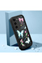 Samsung Galaxy S23 Compatible Black Silicone Lens Protection Shock Absorbing Flexible Case Butterfly Pattern - 2