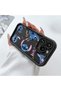 Samsung Galaxy A52/A52S Compatible Black Silicone Stitch Pattern Lens Protection Shock Absorbing Flexible Case - 5