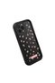 iPhone 14 Pro Compatible Black Silicone Lens Protection Shock Absorbing Flexible Case Butterfly Pattern - 3