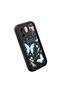 Infinix Hot 50I Compatible Black Silicone Lens Protection Shock Absorbing Flexible Case Butterfly Pattern - 3