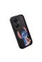 Realme C55 Compatible Black Silicone Stitch Pattern Lens Protection Shock Absorbing Flexible Case - 3