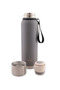 Prime Playoff Gray Thermos Stainless Steel, Long-Lasting Hot-Cold Retention - 2