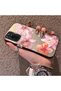 Xiaomi Redmi Note 10 Pro Compatible Flower Pattern Matte Glossy Surface Impact Protection Colorful Silver Case - 4