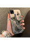 Realme C25 Compatible Colorful Silver Matte Shiny Surface Impact Protection Case with Butterfly Pattern - 4